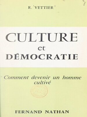 cover image of Culture et démocratie